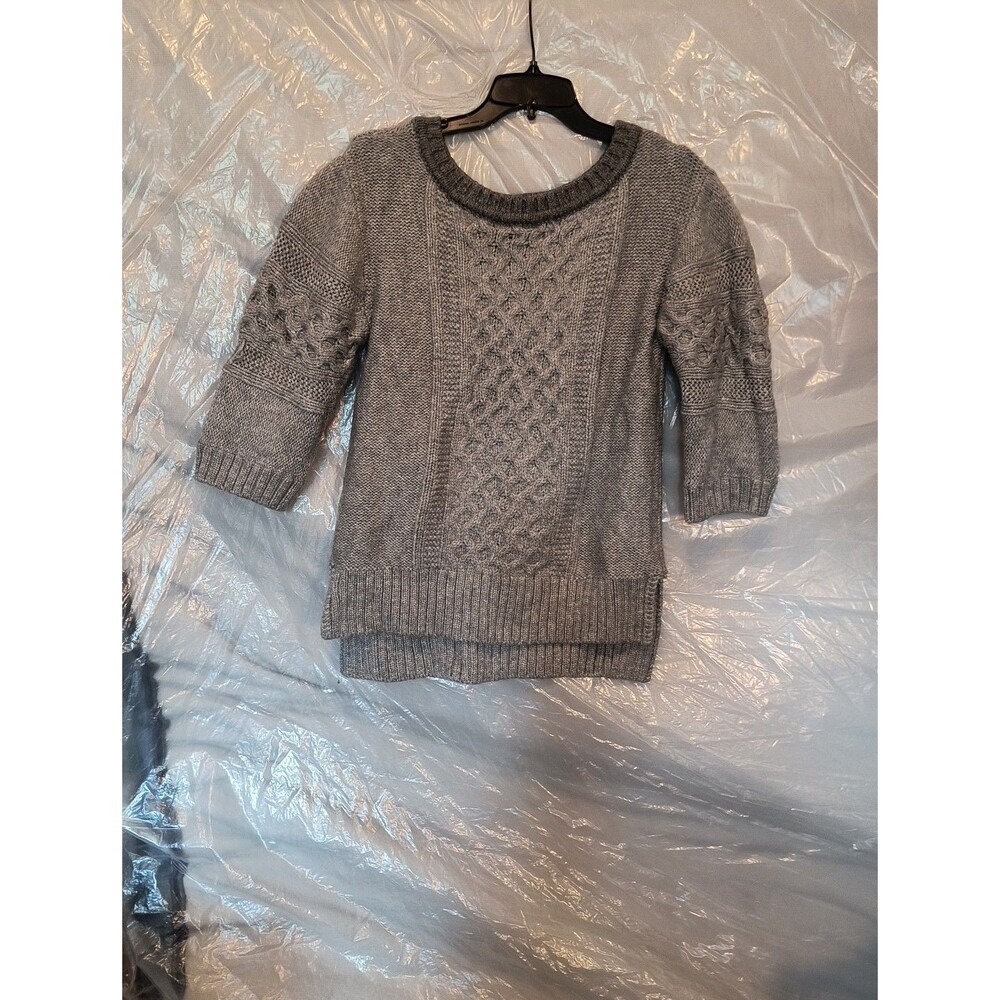 Sperry Top-Sider Gray Cotton Cable Knit Sweater See Measurements For Size